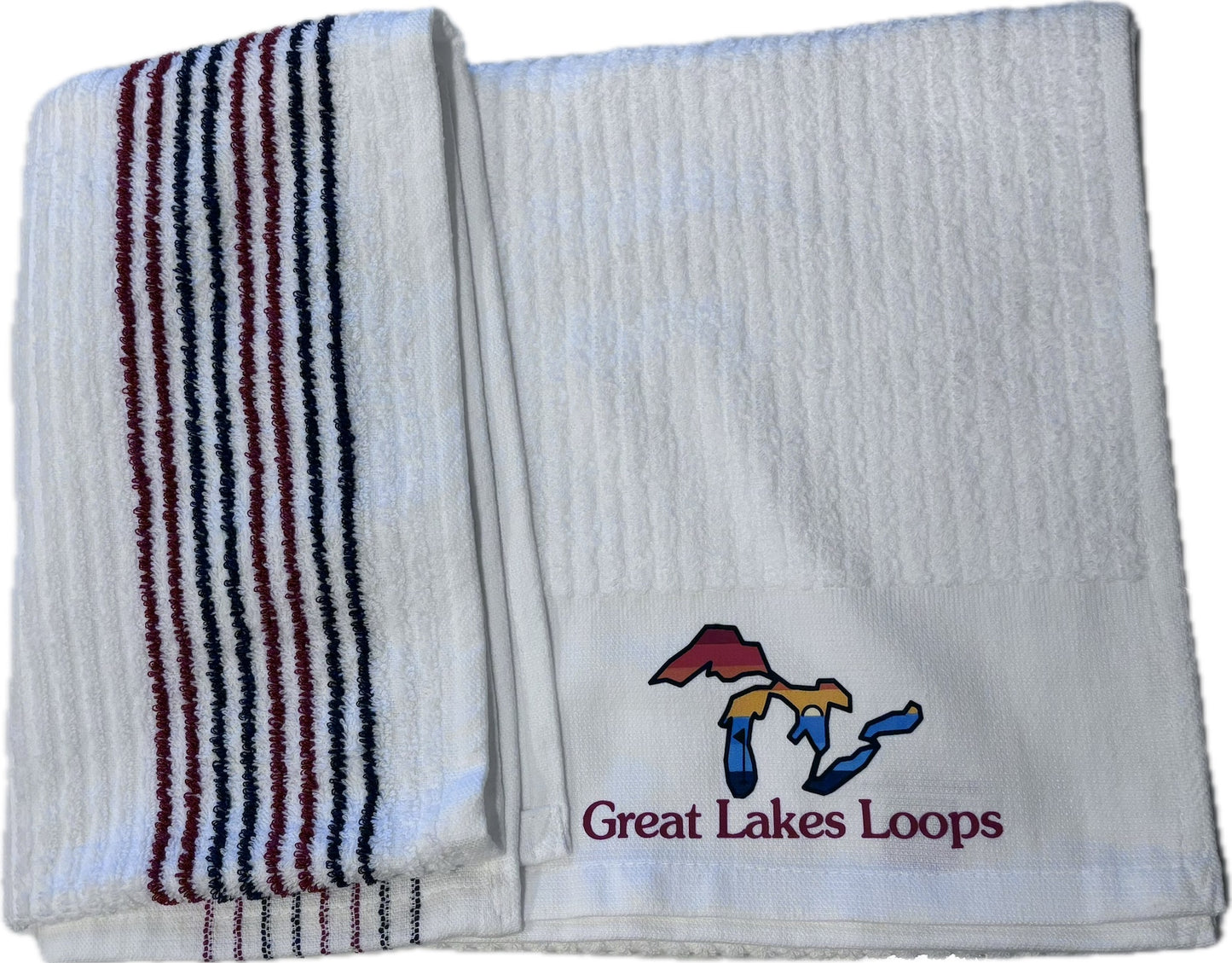 Great Lakes Loops Golf Towel