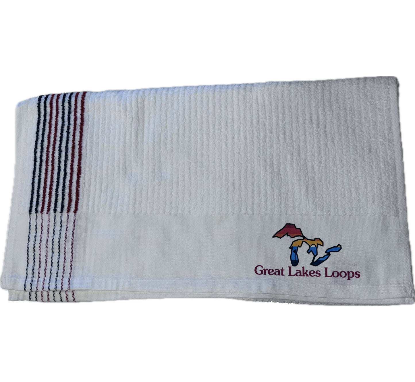 Great Lakes Loops Golf Towel