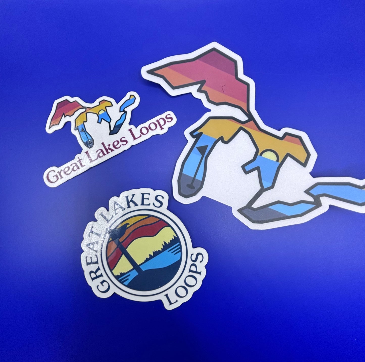 Great Lakes Loop Sticker 3-pack